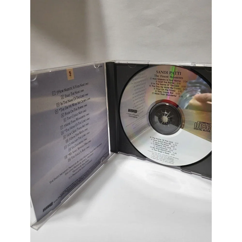 The Finest Moments by Sandi Patty (CD, Sep-1991, Word Distribution) - Picture 2 of 2